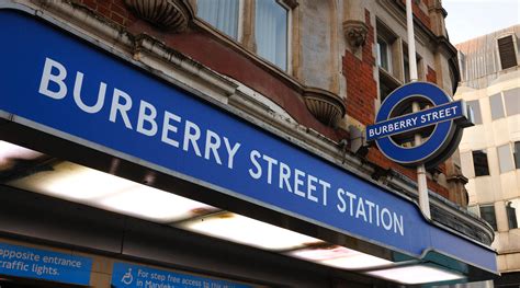 burberry street station|burberry street tube station.